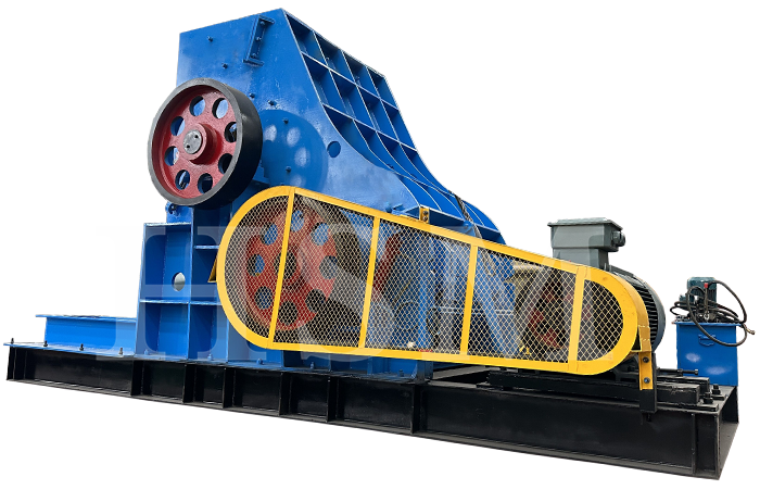 雙級粉碎機對輥破碎機、河卵石制砂機、石頭制砂機大圖