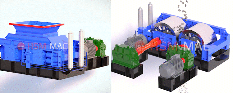 華盛銘鉀長石液壓對輥制砂機(jī)